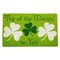 Contemporary Home Living Green and White "Top of the Mornin' to Yah!" St. Patrick's Day Doormat 18" x 30"